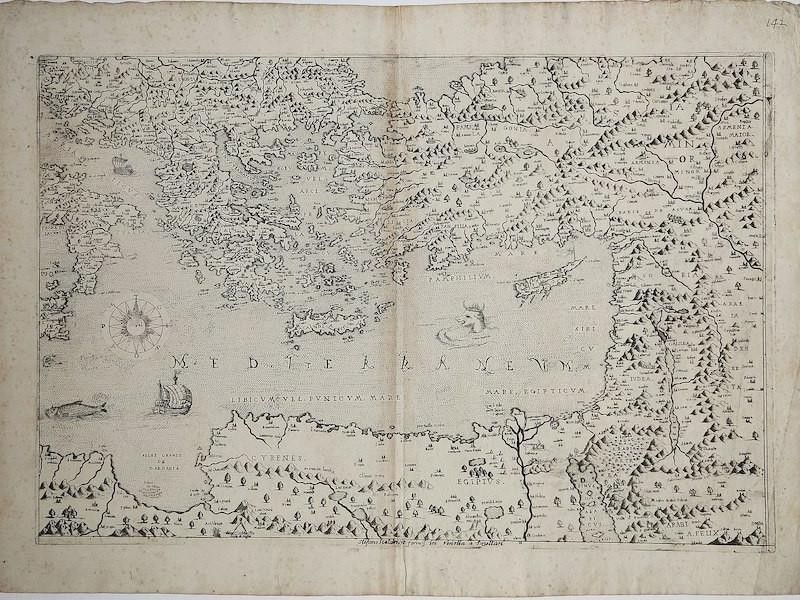 1570 map of Eastern Med