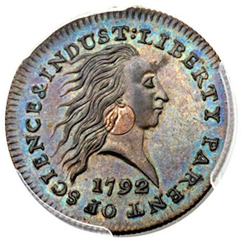 1792 Silver Center One Cent Pattern