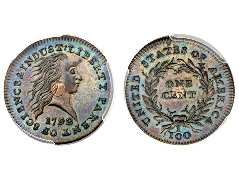 1792 Silver Center One Cent Pattern
