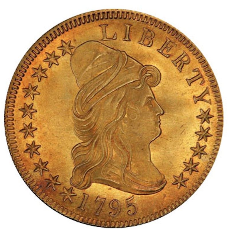 1795 Capped Bust Right Eagle 13 Leaves