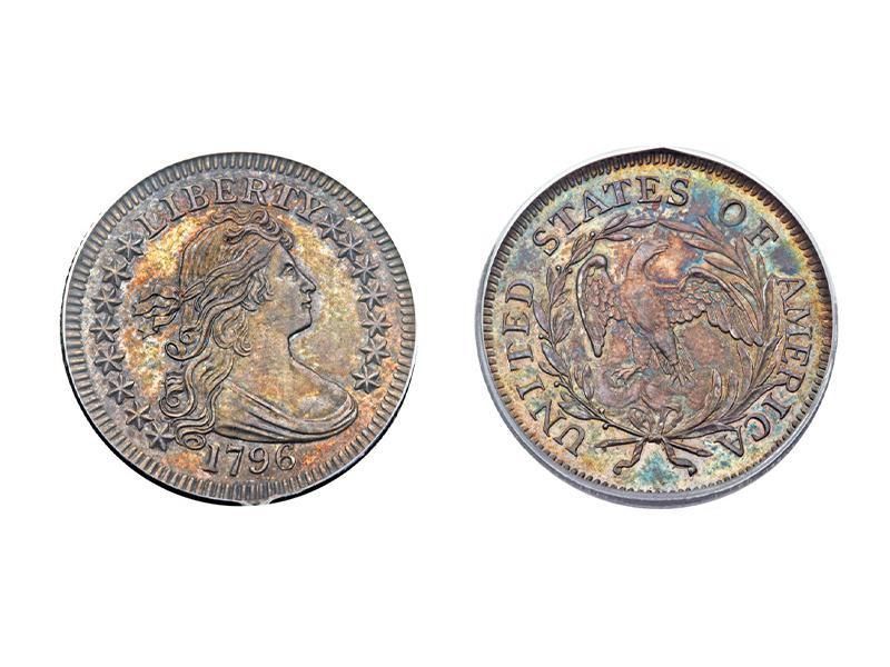 1796 Proof-Like B-2 Draped Bust Quarter