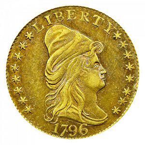 1796 Turban Head Gold Quarter Eagle Coin