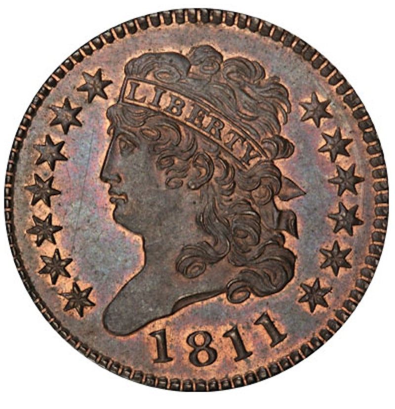 1811 C1 Classic Head Half Cent