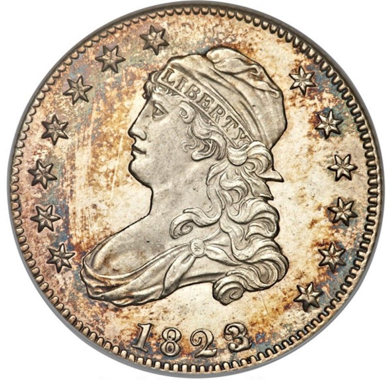 1823/2 Proof Capped Bust Quarter
