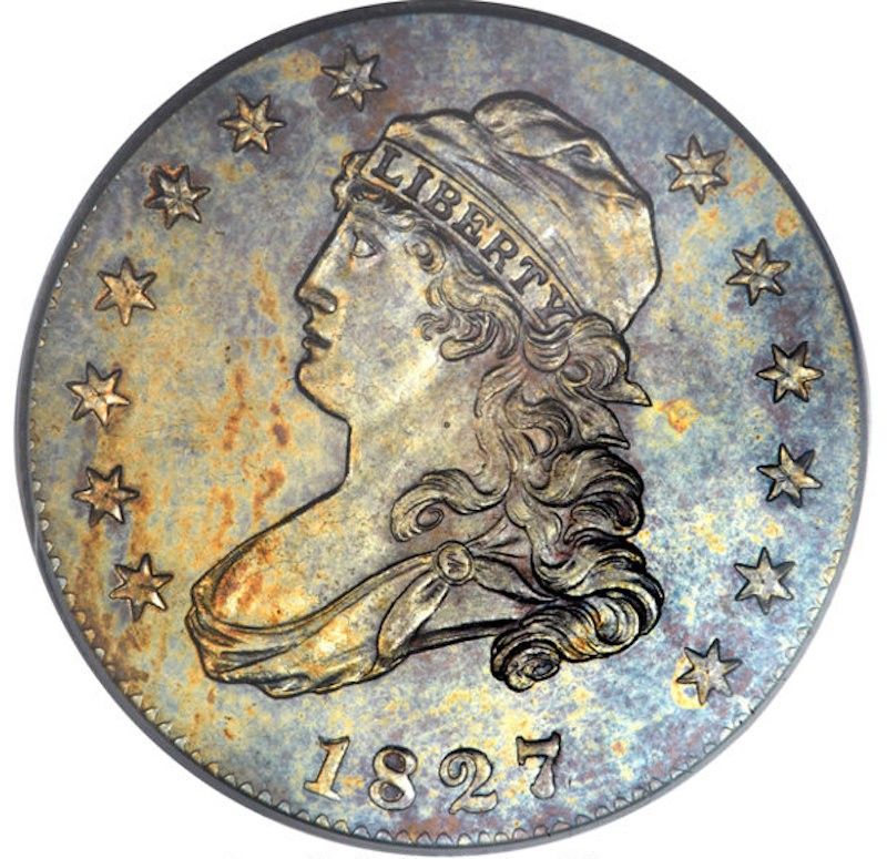 1827/3/2 Capped Bust Quarter