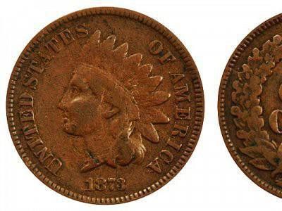 1873 Indian Head Cent (Closed 3) is a valuable penny