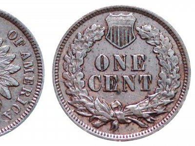 1874 indian head penny back
