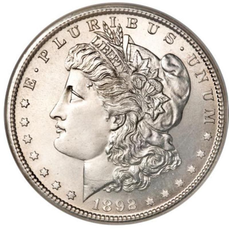 1892-S Morgan Silver Dollar front