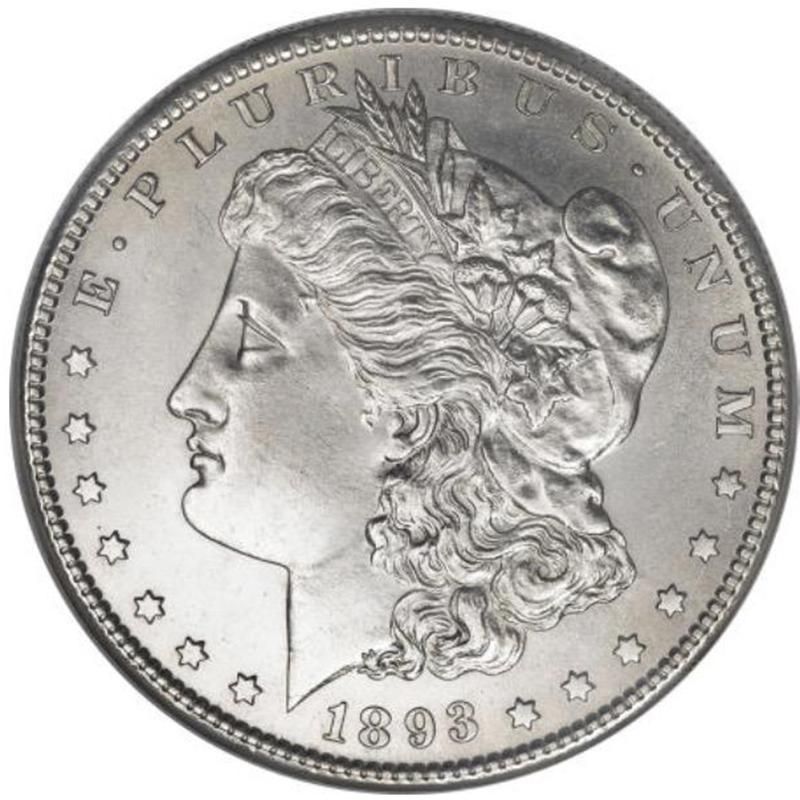 1893-S Morgan Silver Dollar front