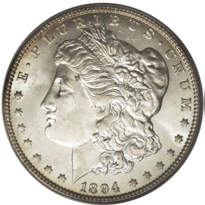 1894-O Morgan Silver Dollar front