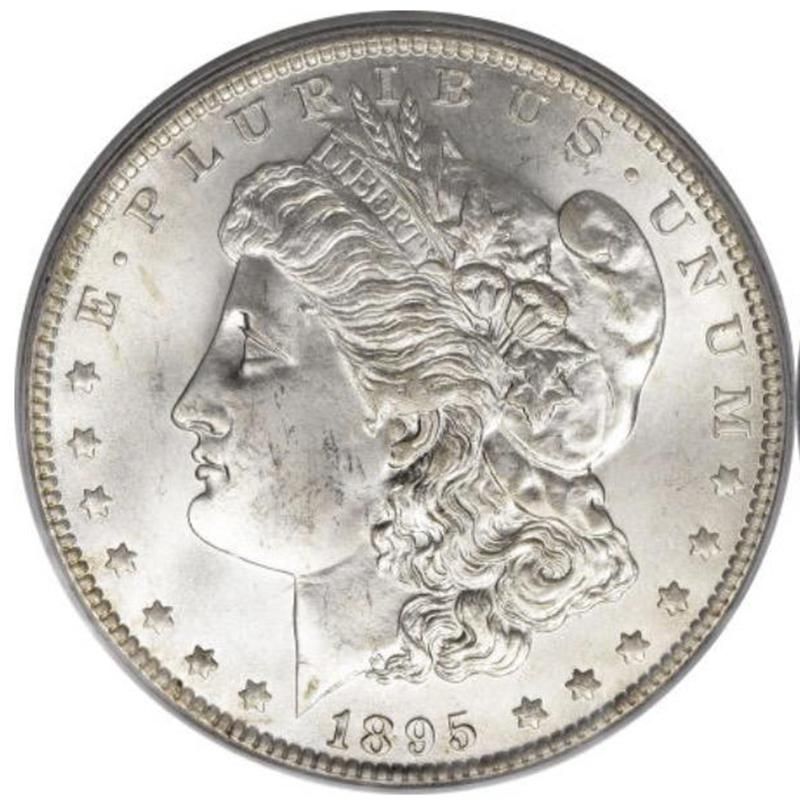 1895-O Morgan Silver Dollar front