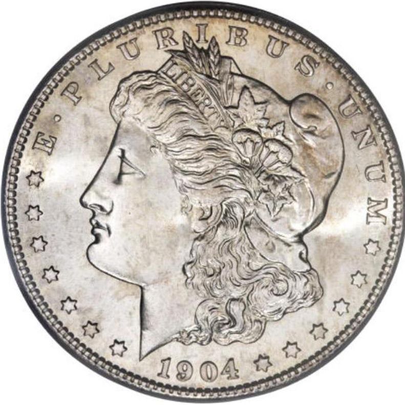 1904-S Morgan Silver Dollar front