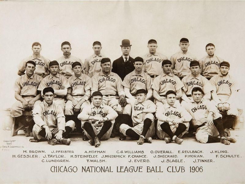 1906 Chicago Cubs didn't win world series