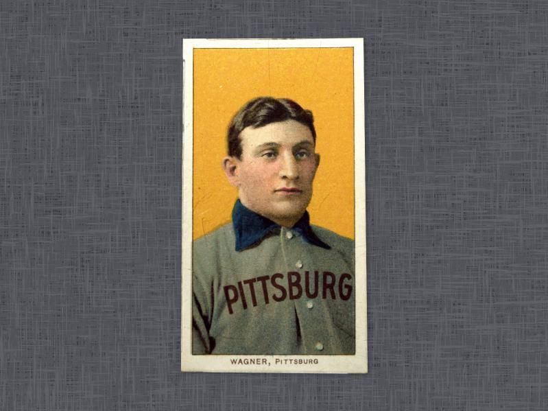 1909 T206 Honus Wagner card
