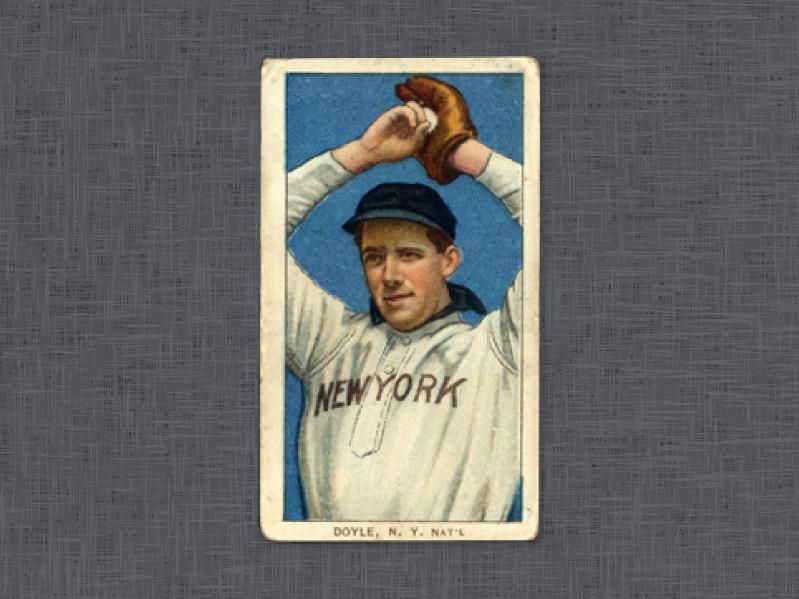 1909 T206 Joe Doyle (Error) card
