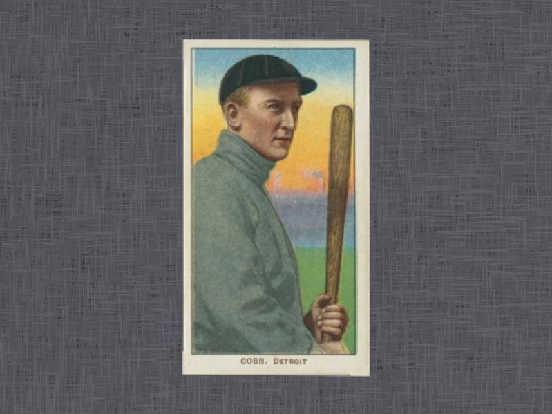 1909 T206 Ty Cobb card