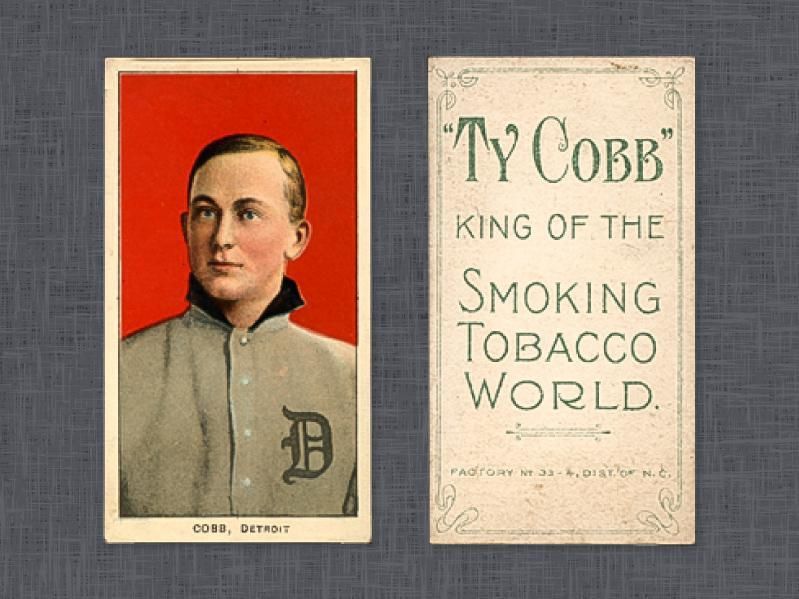 1909 T206 Ty Cobb card
