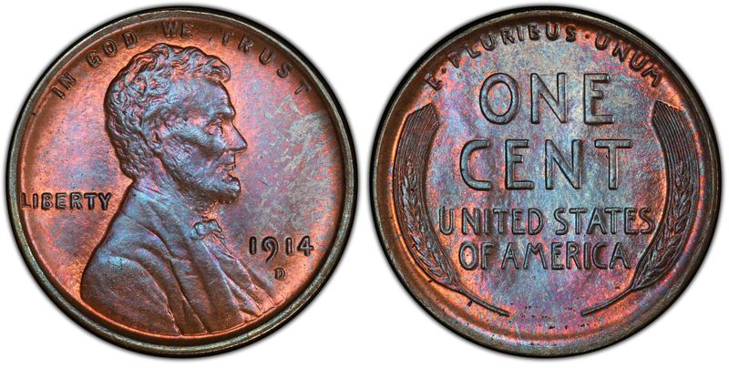 1914 D penny