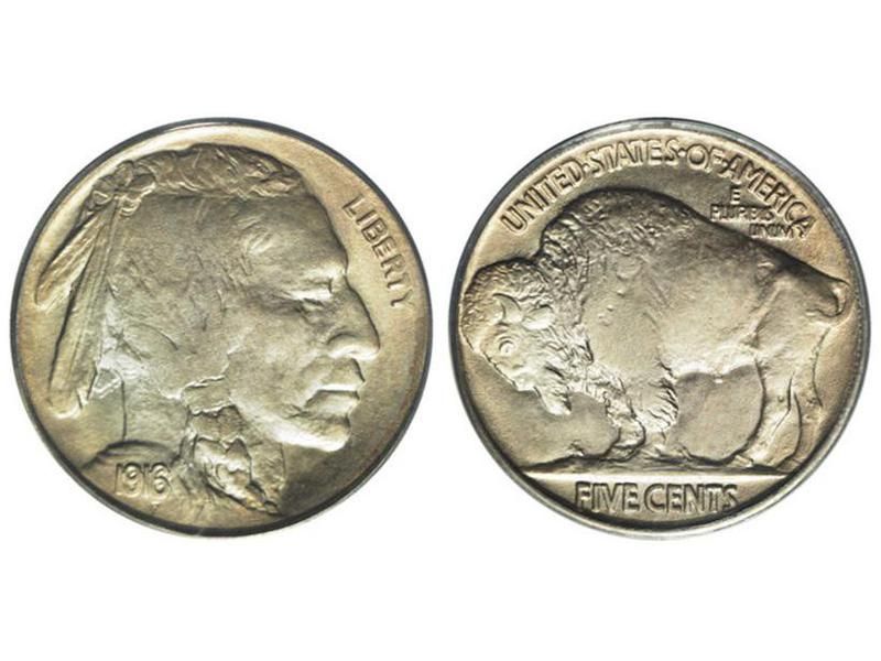 1916 Doubled Die Obverse Buffalo Nickel