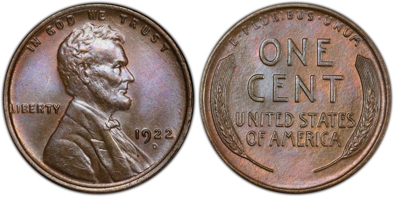 1922 D penny