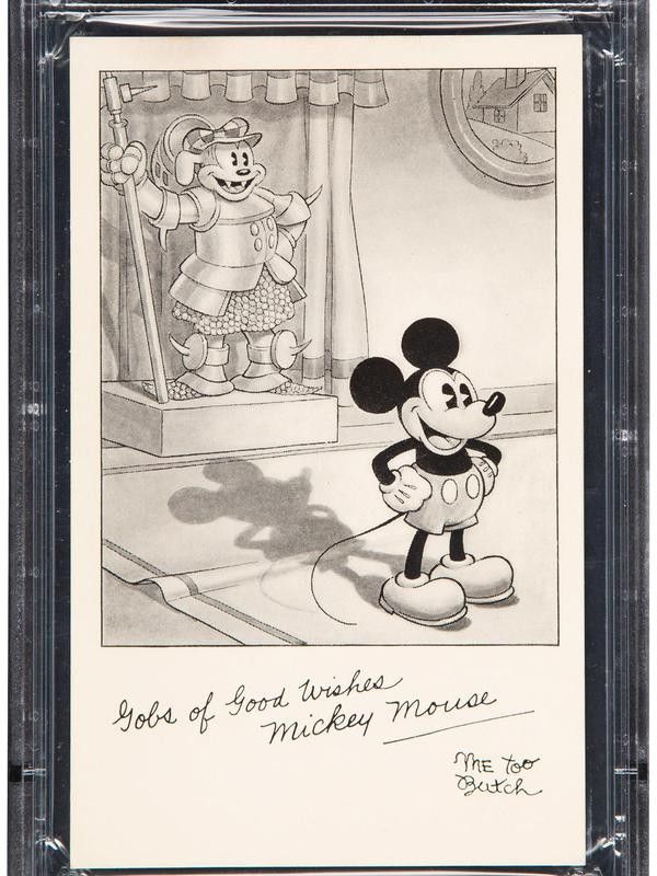 1931 Mickey Mouse Premium Card