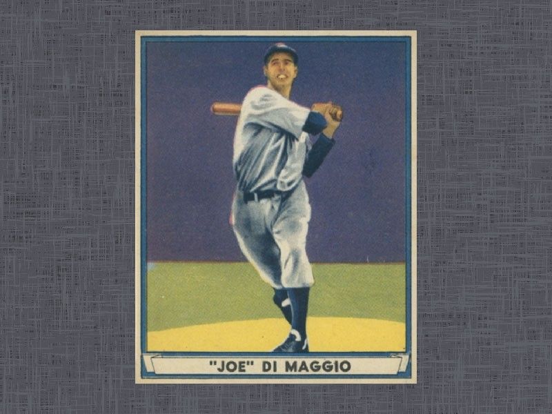 1941 Play Ball Joe DiMaggio card