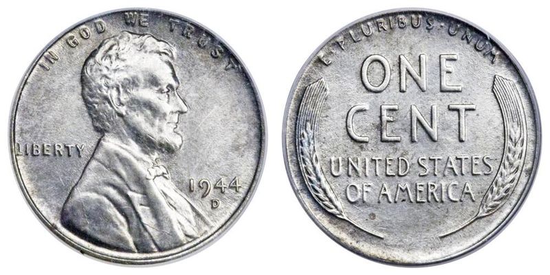 1944-D Steel penny