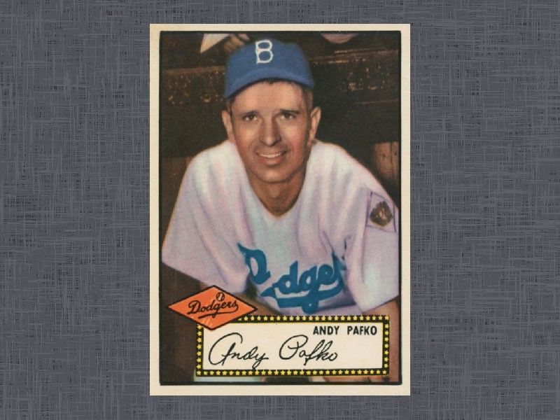 1952 Topps Andy Pafko card