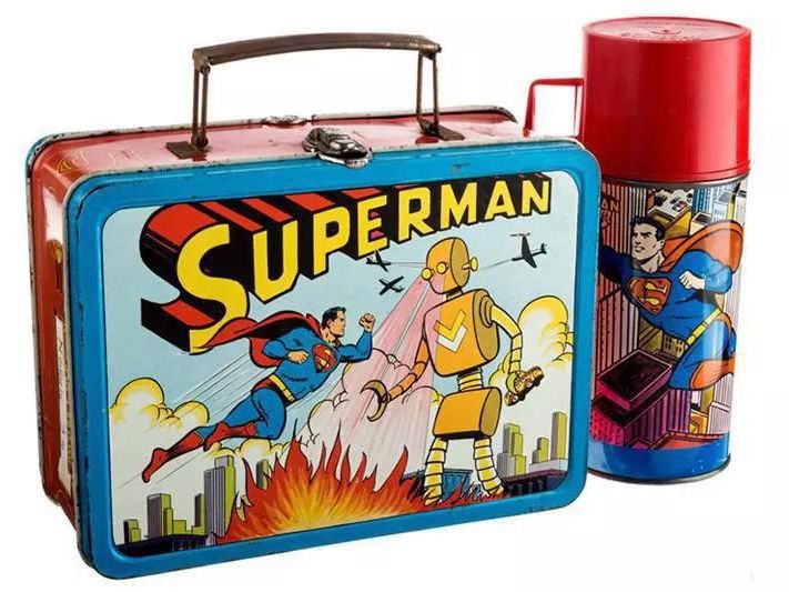 1954 Superman lunch box