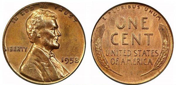 1958-P DDO penny
