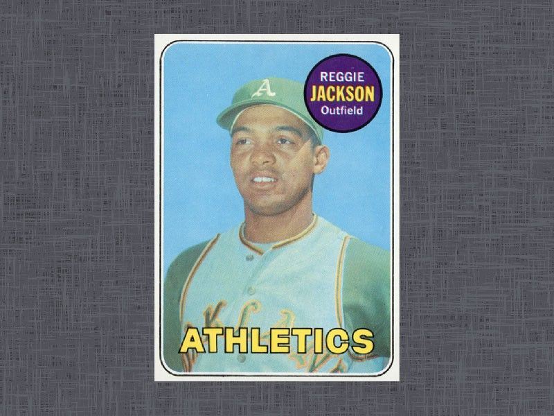 1969 Topps Reggie Jackson card is worth money