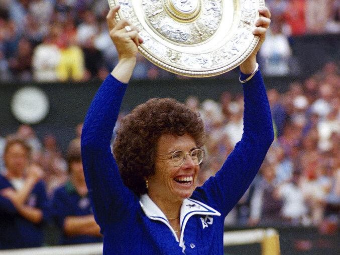 1975 Wimbledon Champion Billie Jean King