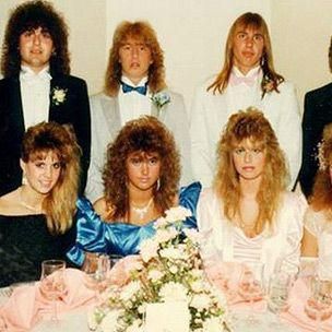 1980s wedding