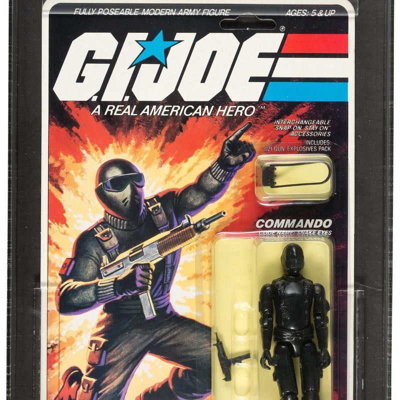GI Joe figurine Accessoire 1988 HIT & RUN Colt assaut Sub Machine Gun 