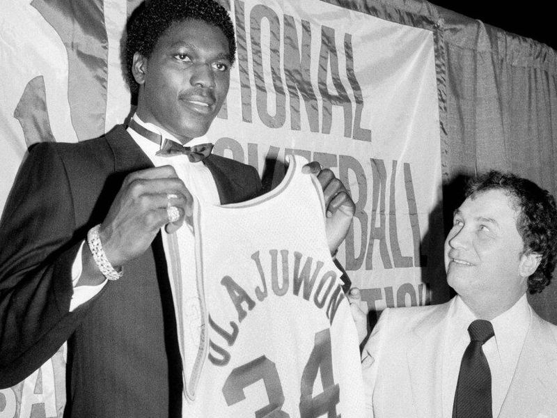 1984 NBA Draft No. 1 overall pick Hakeem Olajuwon