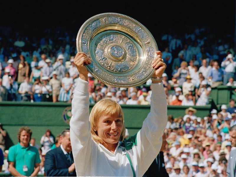 1987 Wimbledon champion Martina Navratilova