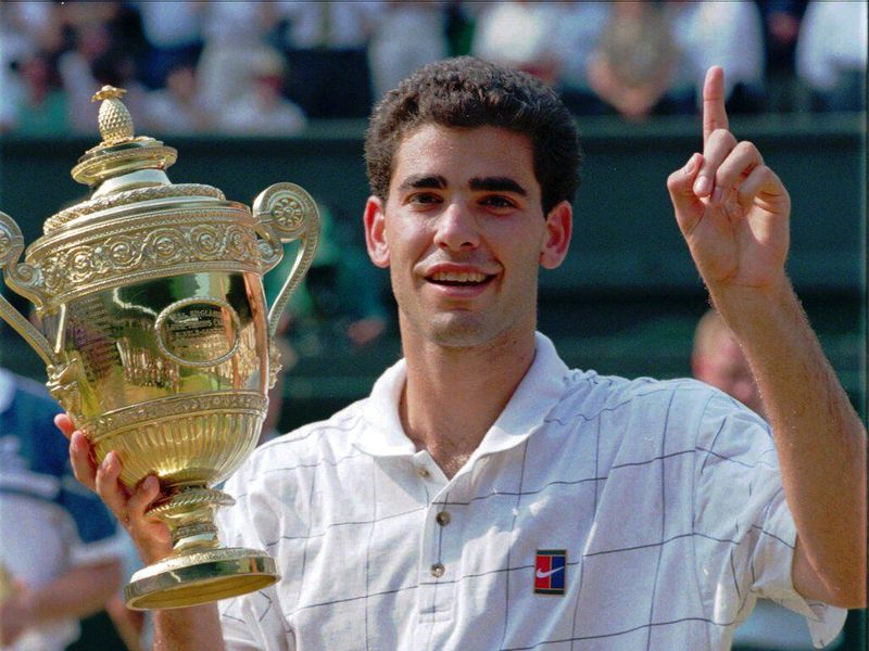 1995 Wimbledon champion Pete Sampras