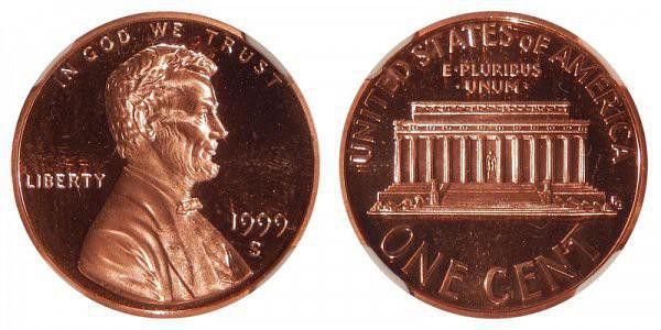 1999 Lincoln Memorial Cent (Close AM)