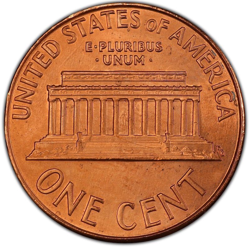 1999 U.S. Wide "AM" Reverse Lincoln Penny