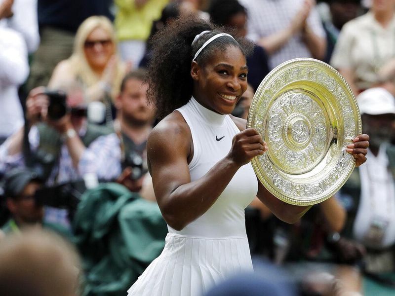 2016 Wimbledon champion Serena Williams