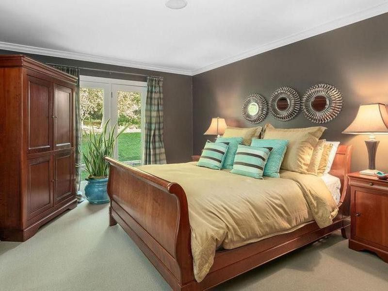 A bedroom in Patrick Mahomes' home