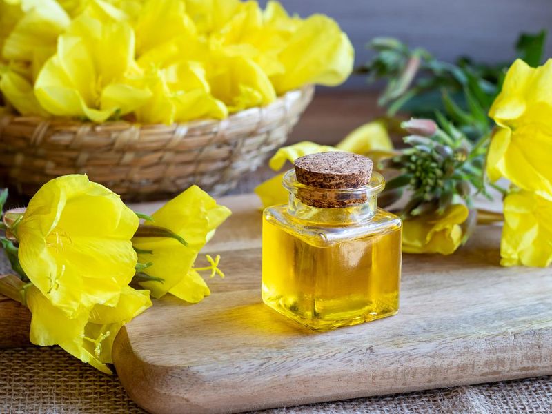 A bottle of evening primrose oil