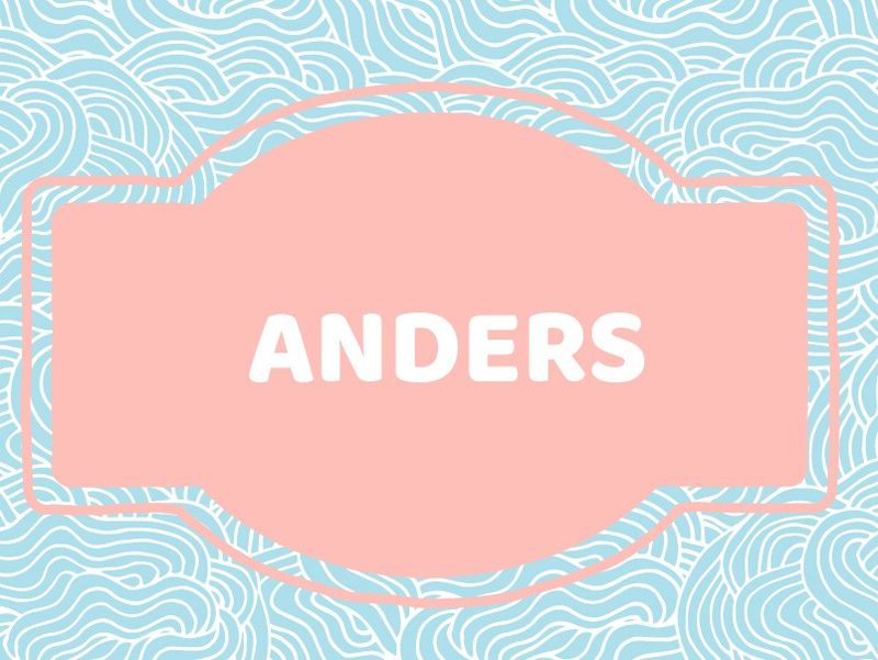 'A' Names for Boys: Anders