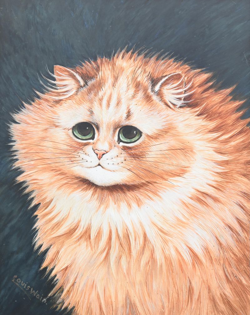 'A Tabby Cat' by Louis Wain