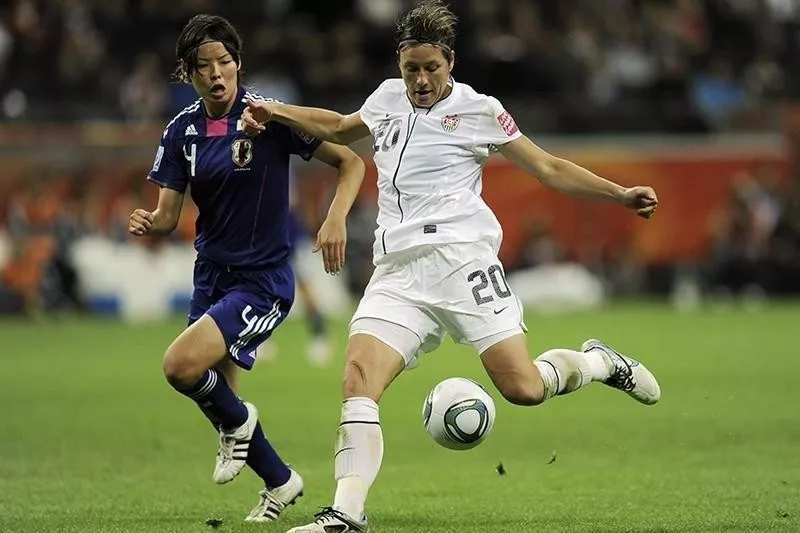 Abby Wambach, right, is one of the best women's soccer players of all time.