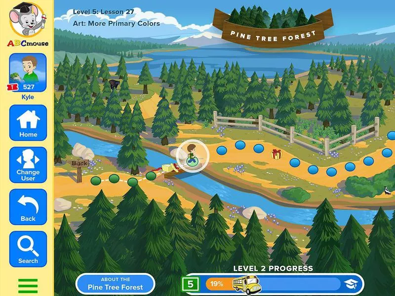 ABCmouse offers games, books, songs and puzzles.