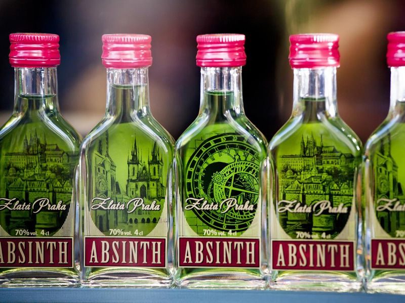 absinthe bottles