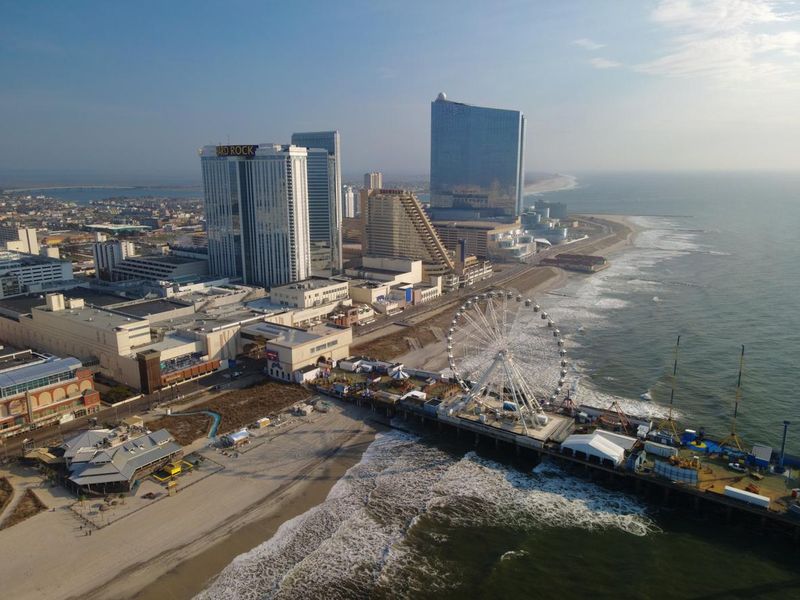 Aerial view Atlantic City, NJ