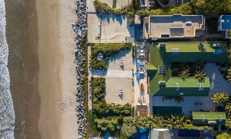 Aerial view of Pierce Brosnan's house
