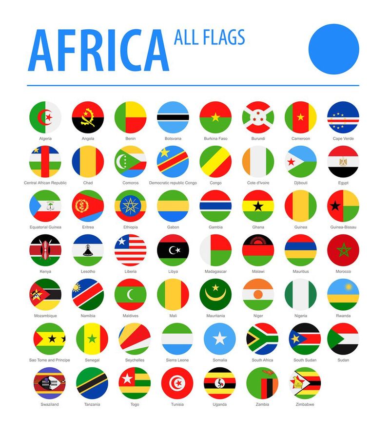 Africa All Flags